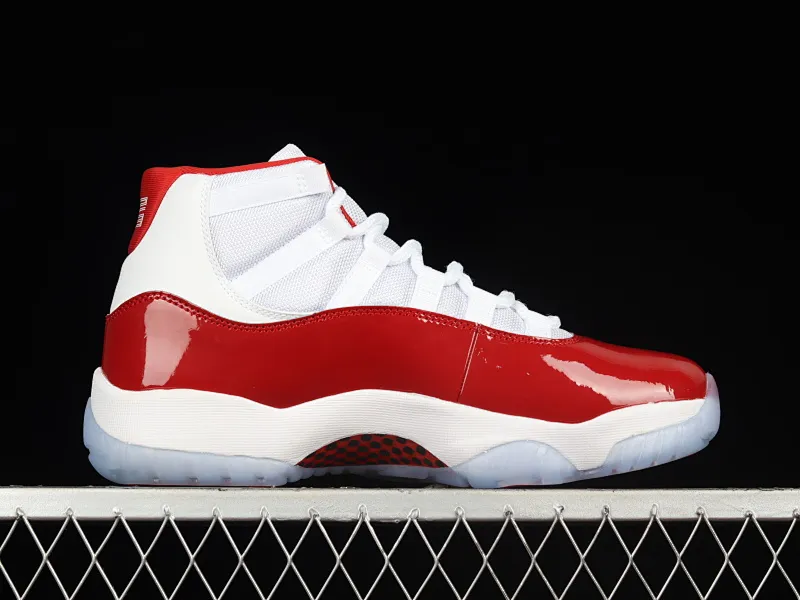 All categories Air Jordan Jordan series basketball shoes Air Jordan 11 pure original version Air Jordan 11 "Cherry" AJ11 Joe 11 cherry red high-top basketball shoes CT8012-116